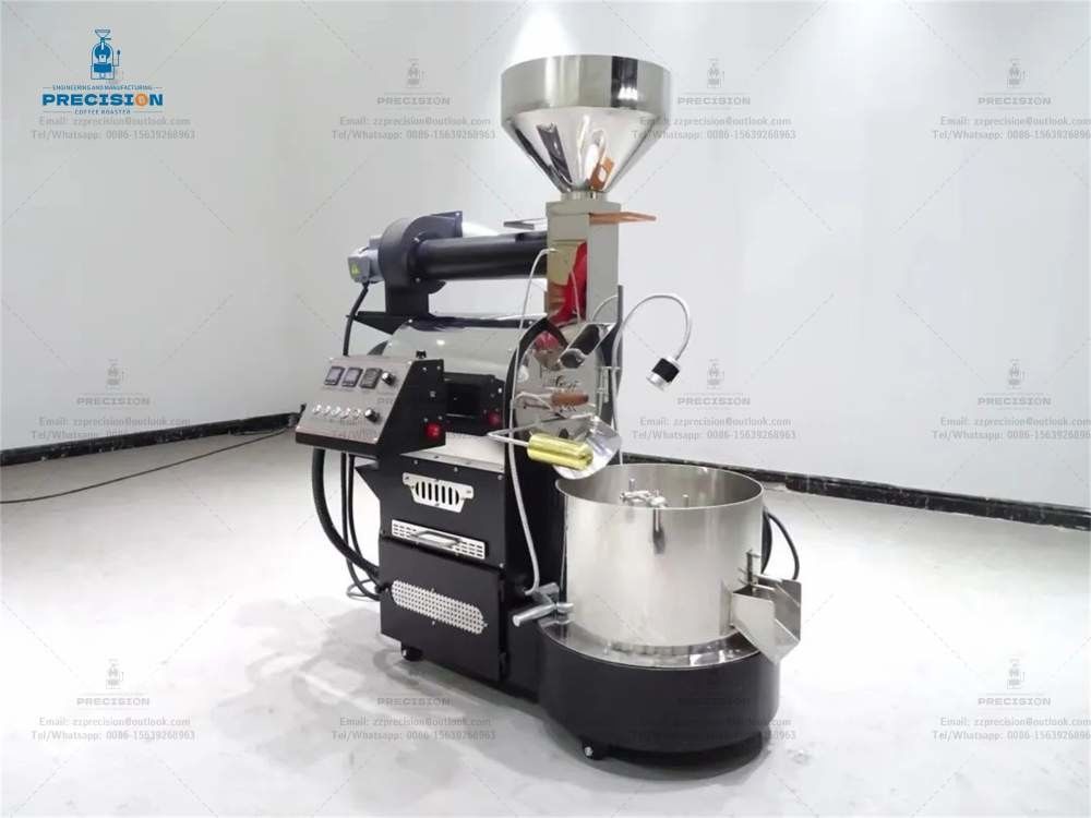 電動型ドラム型コーヒーロースター CE認証のステンレス鋼のコーヒーロースター