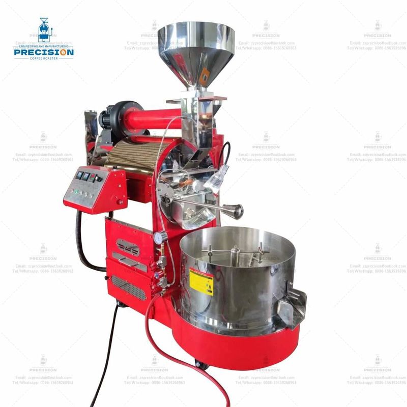 多機能コーヒーロースター 12kg 15kg 空気コカオ豆ロースター 機械 大型商用ロースター