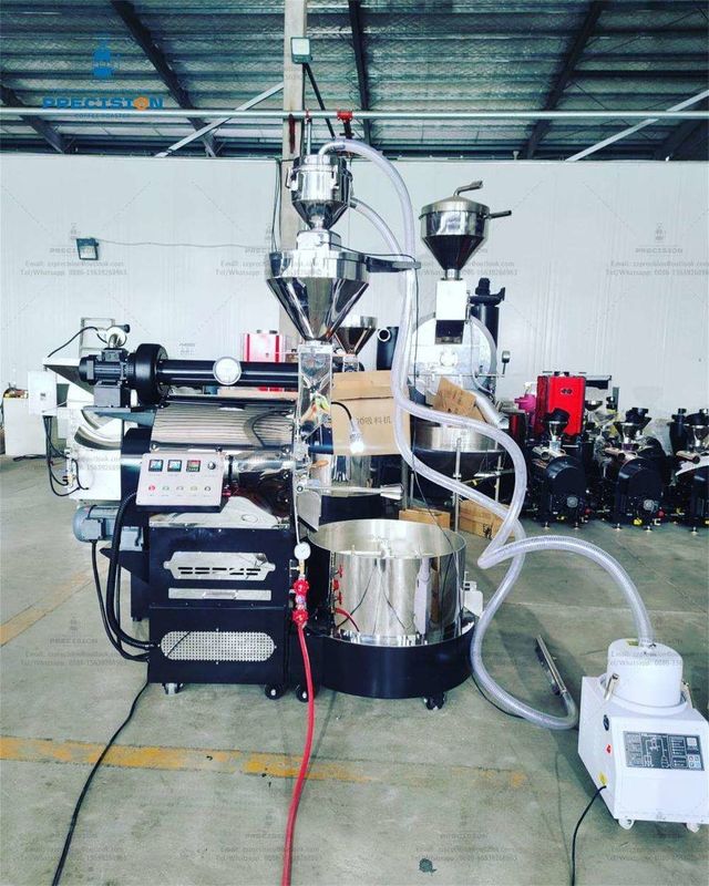 良い価格 2024 新型PLCガス電気コーヒー焼却機 6kg 12kg 15kgコーヒー焼却機