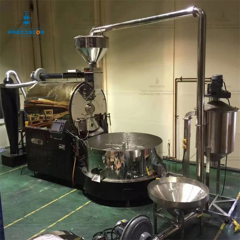 大規模生産のための工業コーヒーロースターマシン