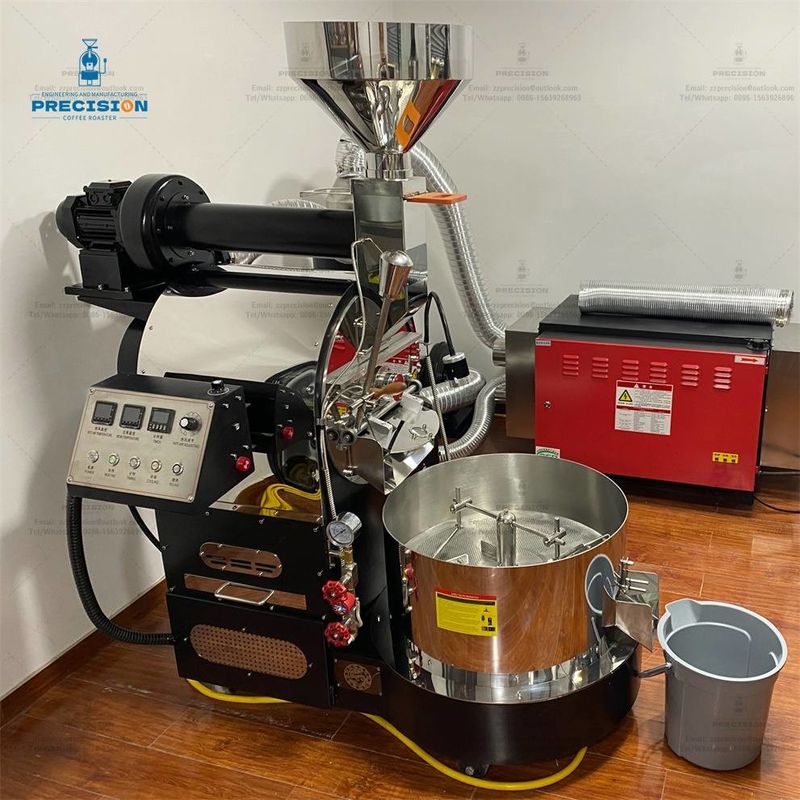 商用産業用 自動 20Kg 30Kg 60Kg マルチバーナー 赤外線ガス 電気 カフェ ナッツ コーヒー 豆 ロースター 機械
